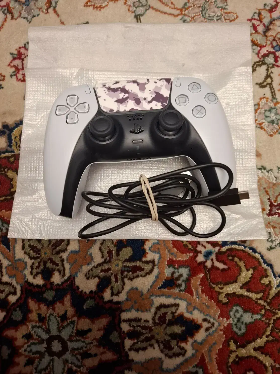 ps5 بهمراه جعبه وکارتون وکیف حمل کنسول ارتشی|کنسول، بازی ویدئویی و آنلاین|تهران, قبا|دیوار