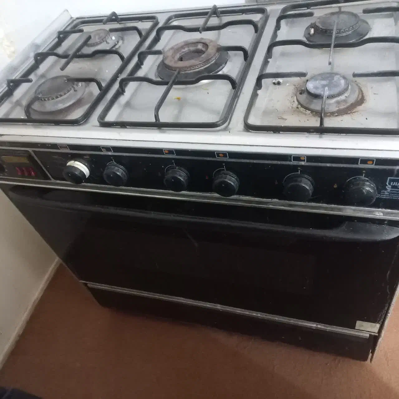 گاز 5 شعله فر دار|اجاق گاز و لوازم برقی پخت‌وپز|کنارک, |دیوار