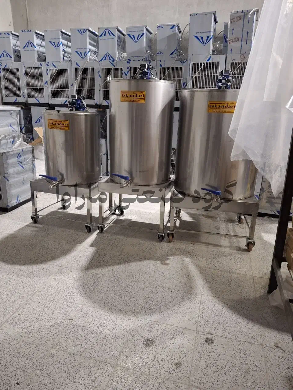 کره گیر کره گیری از شیر ماست دوغزن برقی 400 لیتری|سایر لوازم برقی|بجنورد, |دیوار