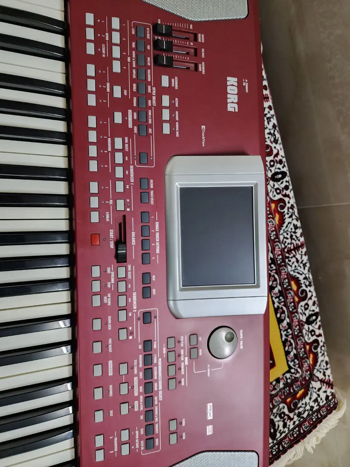 ارگKORG pa500 درحد نو|پیانو، کیبورد، آکاردئون|یزد, |دیوار