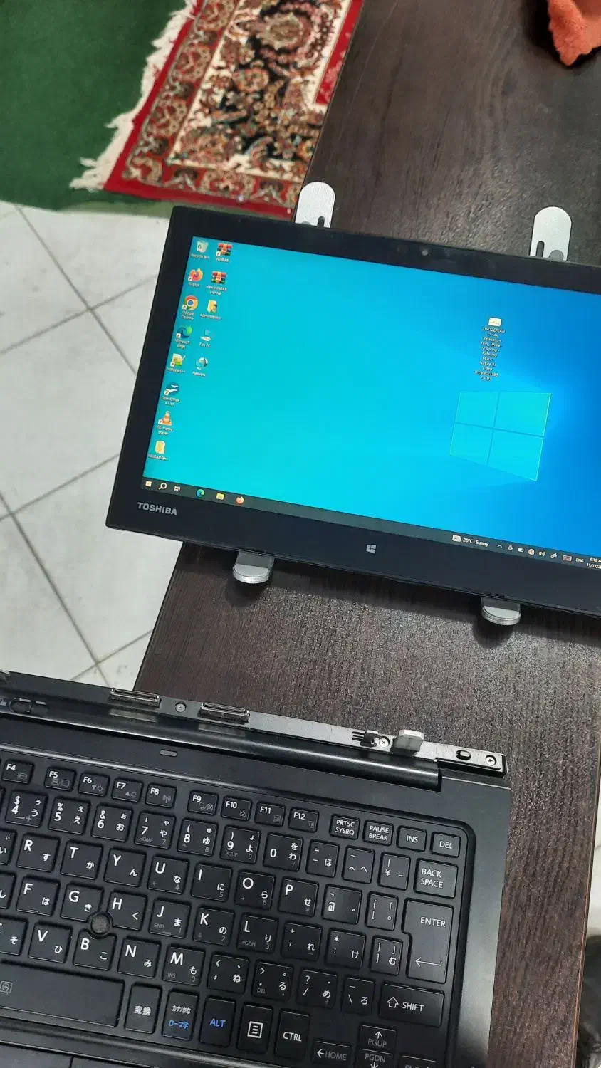 لبتاپ حرف ای لمسی دو تیکه دارا دوربین با کیفیت|رایانه همراه|زاهدان, |دیوار