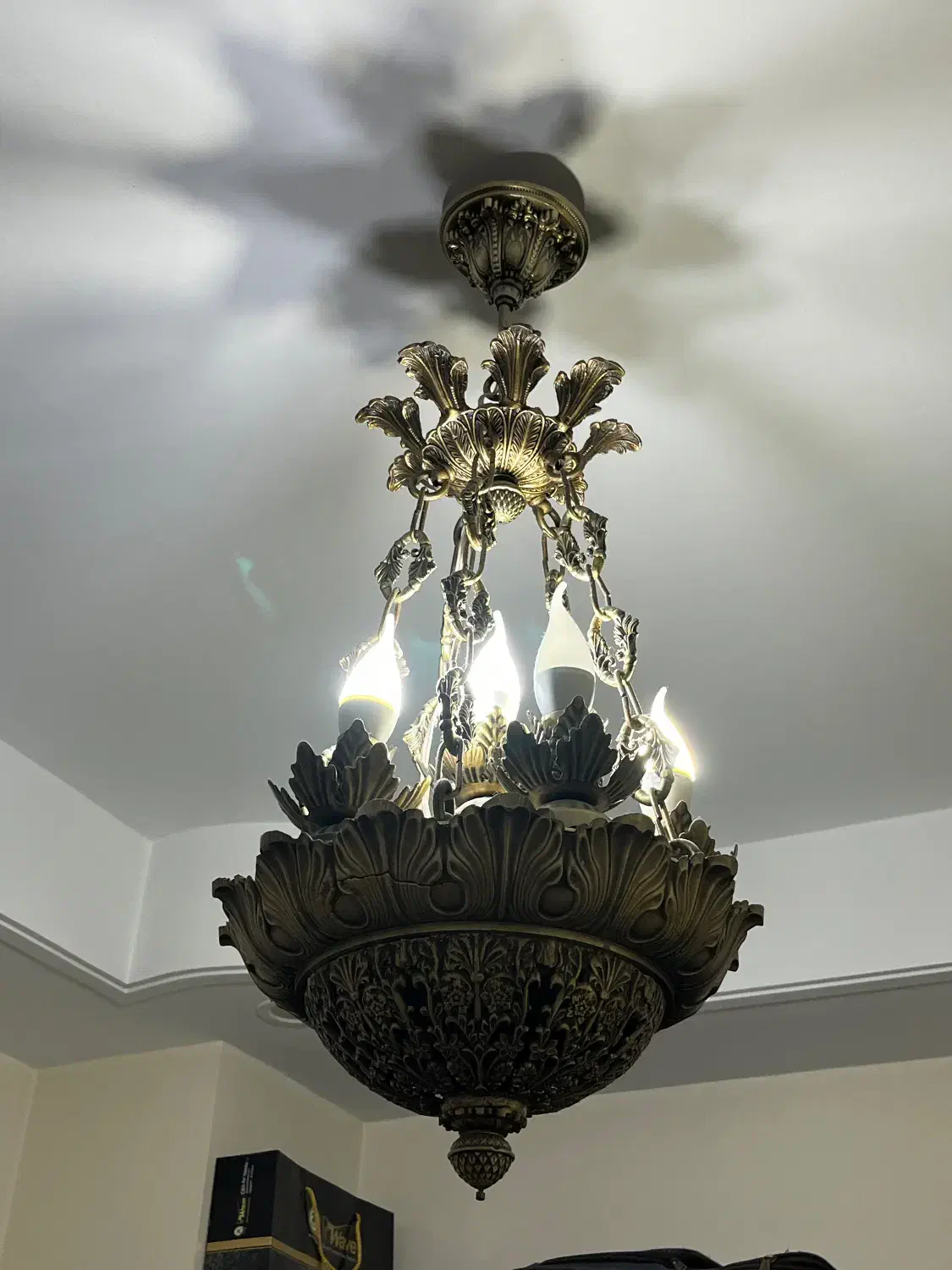 سه عدد لوستر المنیومی طرح برنج|لوستر و چراغ آویز|پاکدشت, پاکدشت (مامازند)|دیوار