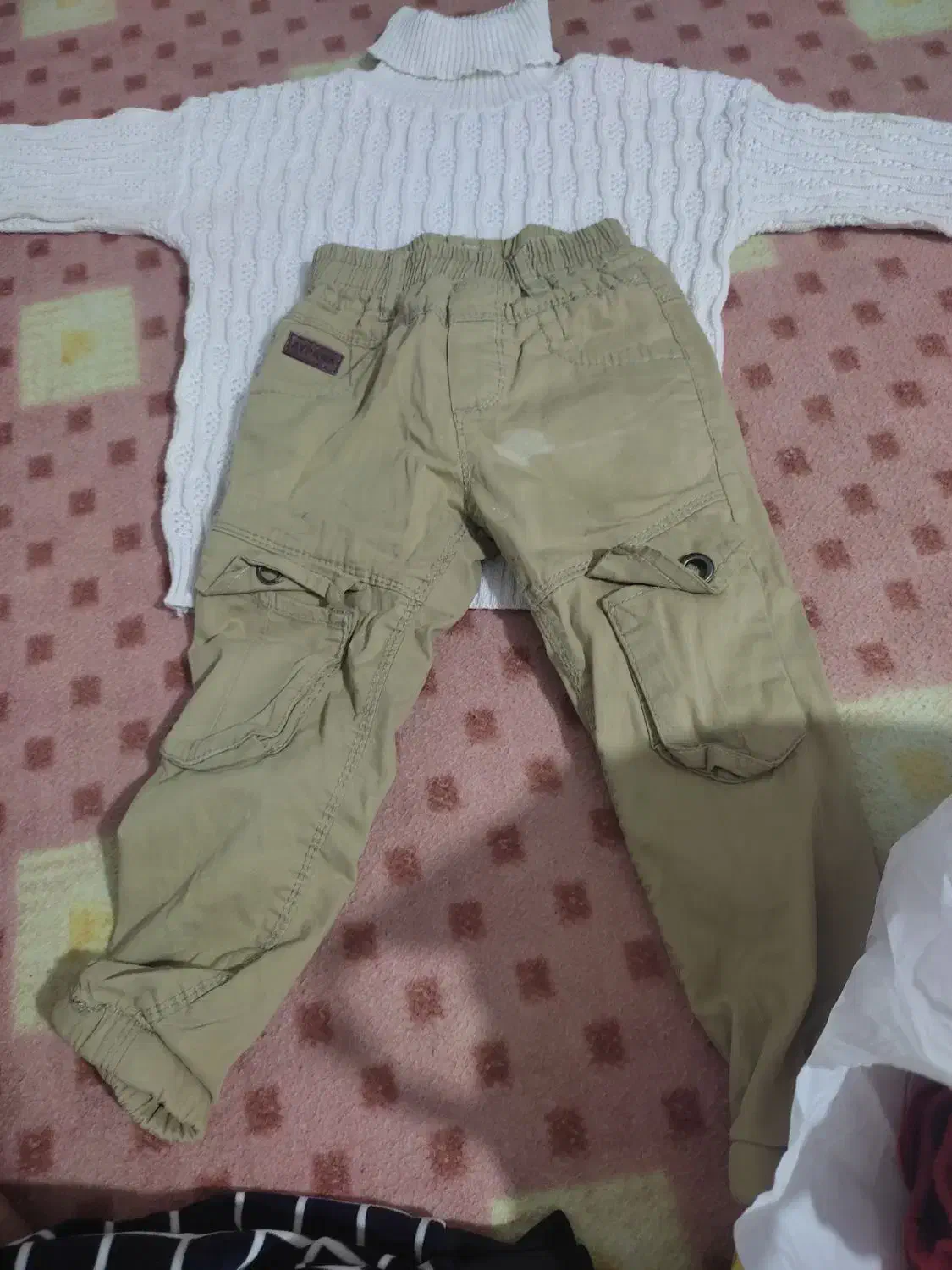 لباس دوقلو دختر نو و در حد نو|کفش و لباس بچه|بم, |دیوار