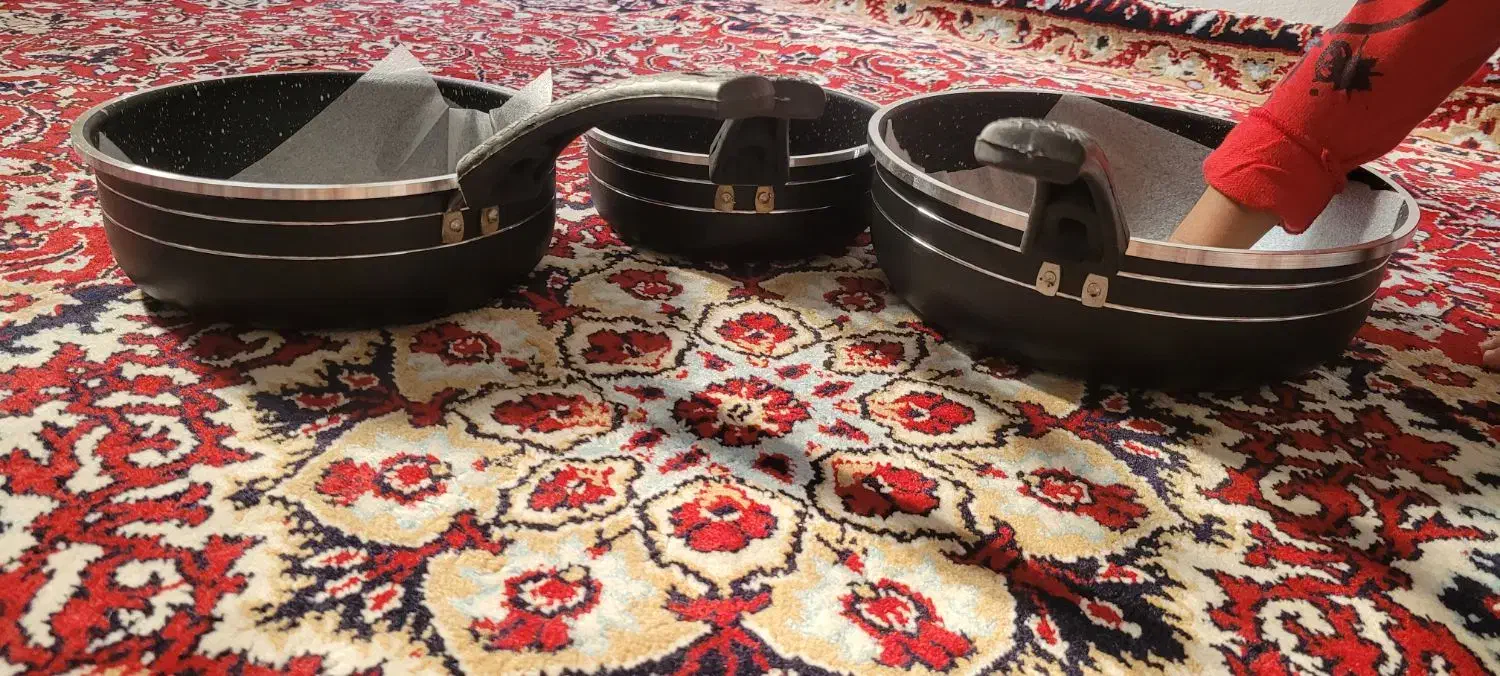 ماهیتابه های ست ۳تایی|ظروف پختوپز|آمل, |دیوار