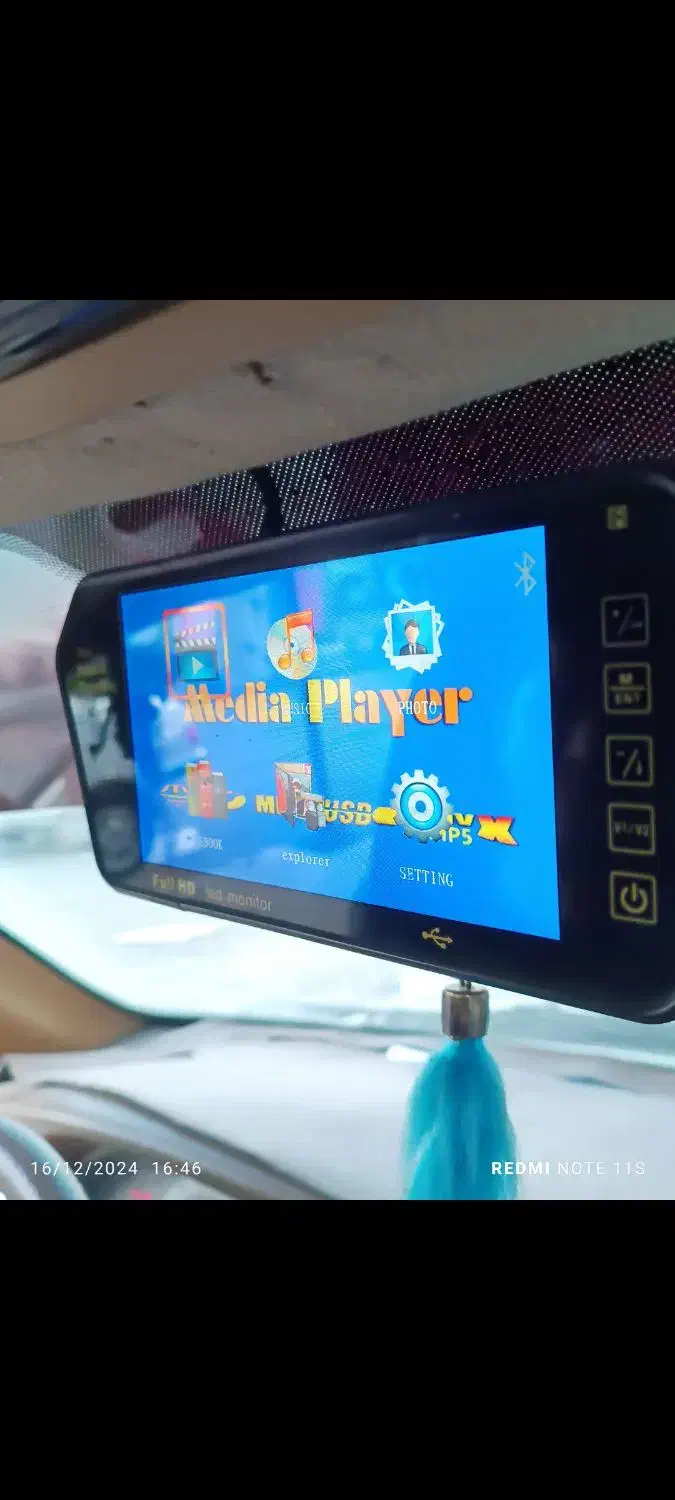 دوربین دنده عقب با مانیتور 7 ایچ|قطعات یدکی و لوازم جانبی|ایذه, |دیوار