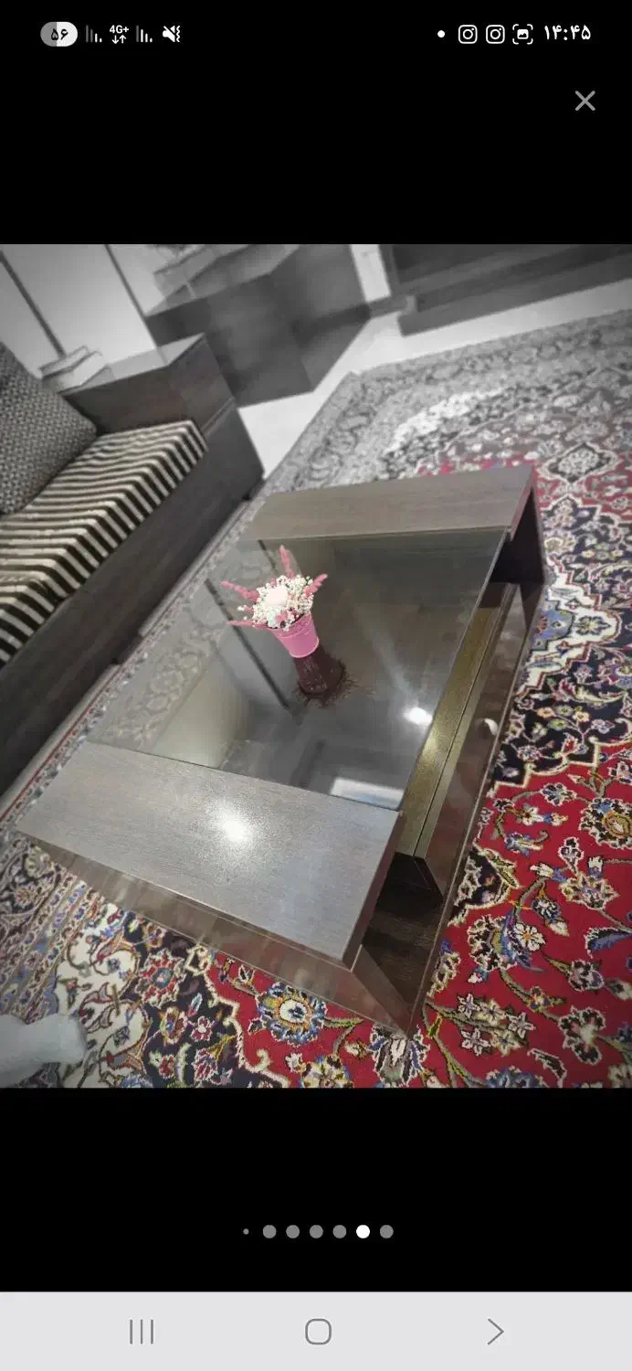 مبل ۷ نفره چرم بسیار تمیز و کاملا سالم|مبلمان خانگی و میز عسلی|تهران, جنت‌آباد شمالی|دیوار