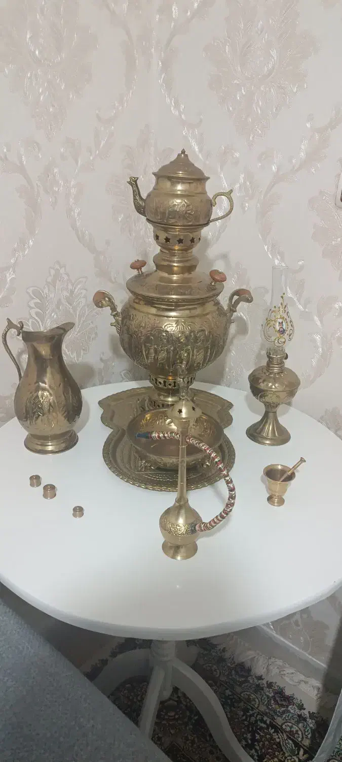 سماور برنجی|صنایع دستی و سایر لوازم تزئینی|بروجرد, |دیوار