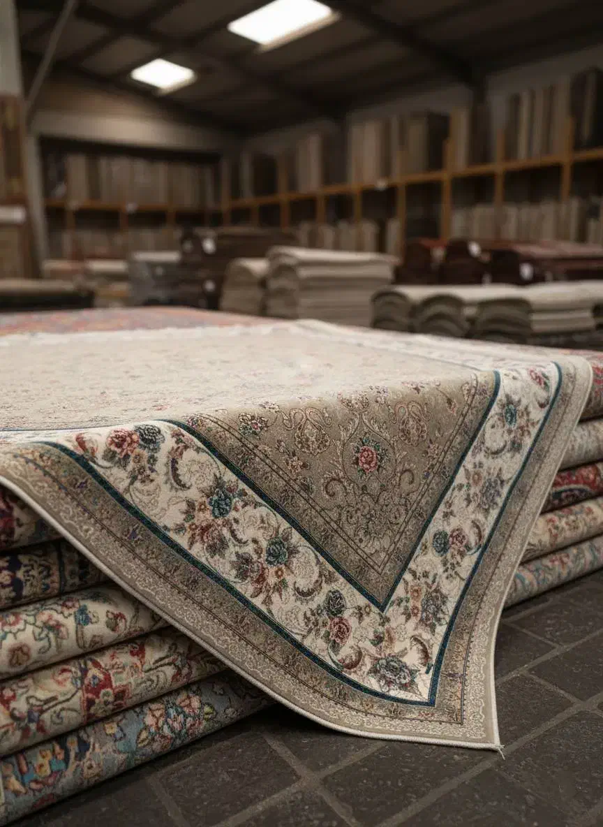 فرش ایرانی بافت ماشینی|فرش|کرمان, |دیوار