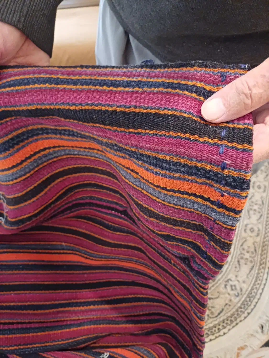 جاجیم دستبافت پشمی|گلیم، جاجیم، گبه|کرج, باغستان|دیوار