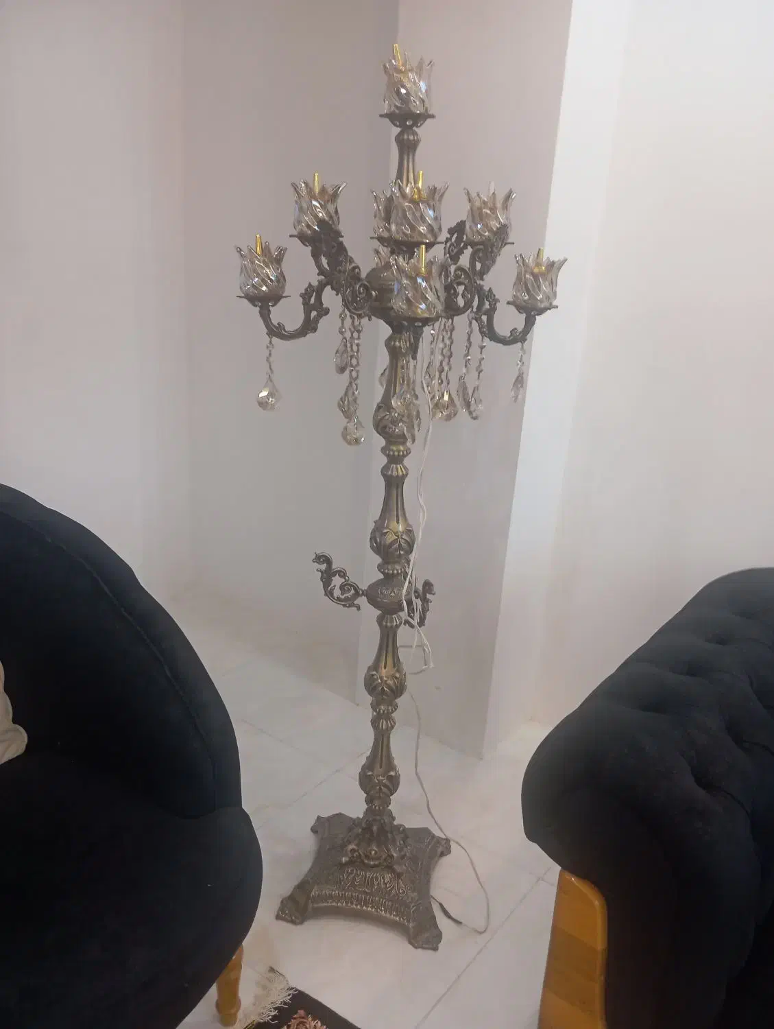 دو عدد لوستر|لوستر و چراغ آویز|خمینی‌شهر, |دیوار