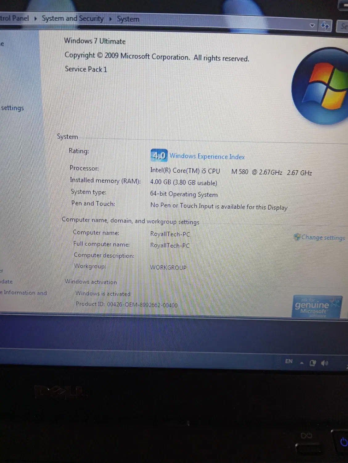 لبتاپ دل|رایانه همراه|کنگاور, |دیوار