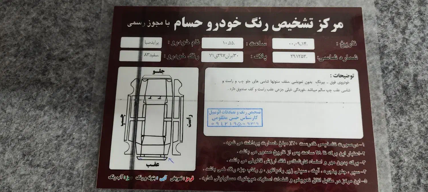 پراید مدل 83 سفید بی رنگ|خودرو سواری و وانت|رباط‌کریم, صبا باطری|دیوار