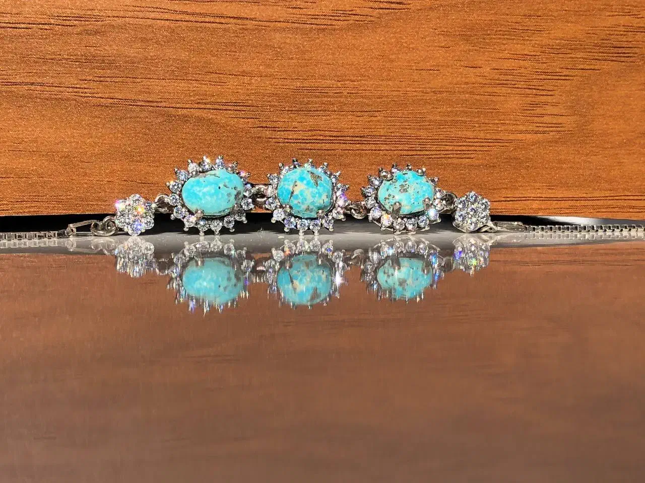 دستبند نقره فیروزه|جواهرات|ابهر, |دیوار