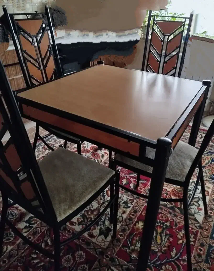 میز نهارخوری ۴ نفره|میز و صندلی غذاخوری|لنگرود, |دیوار