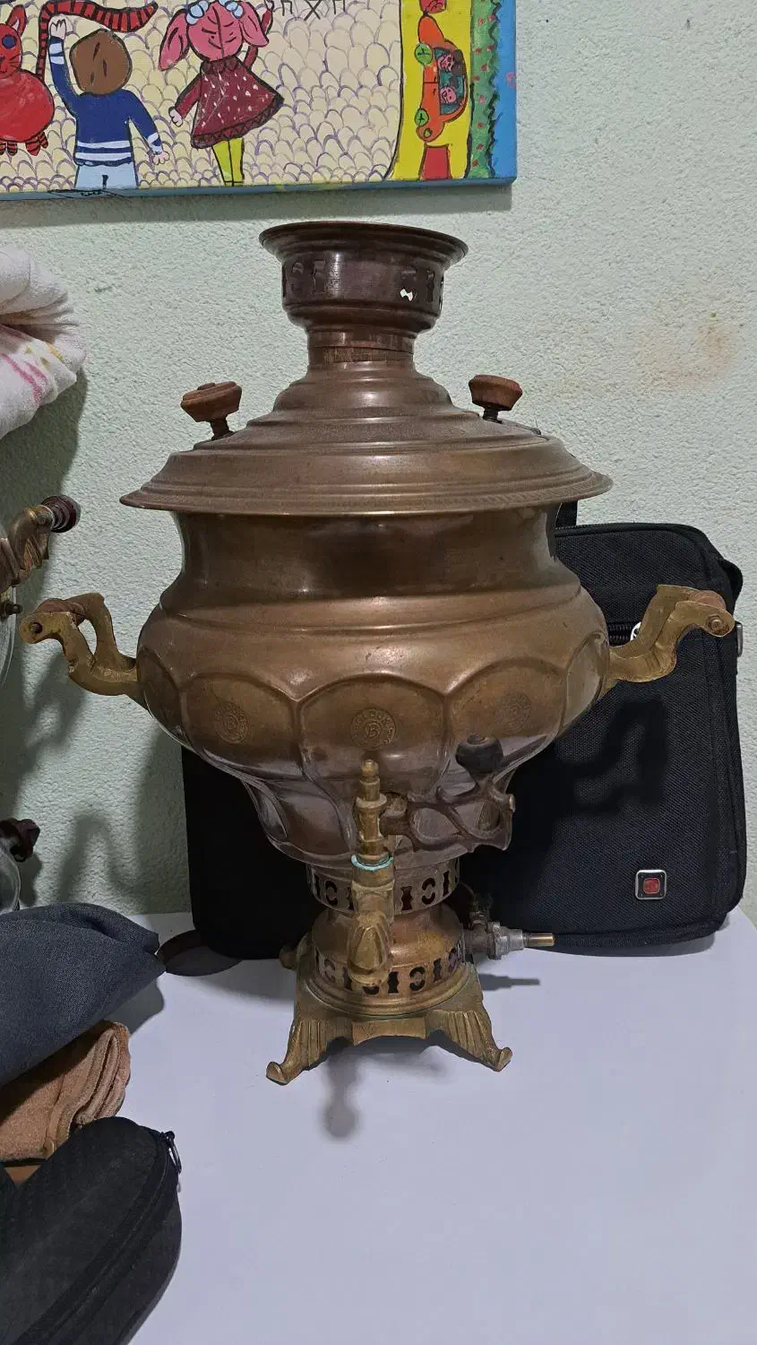 سماور مسی و فلزی|سماور، چای‌ساز، قهوه‌ساز|رشت, کوی غلام نیا|دیوار