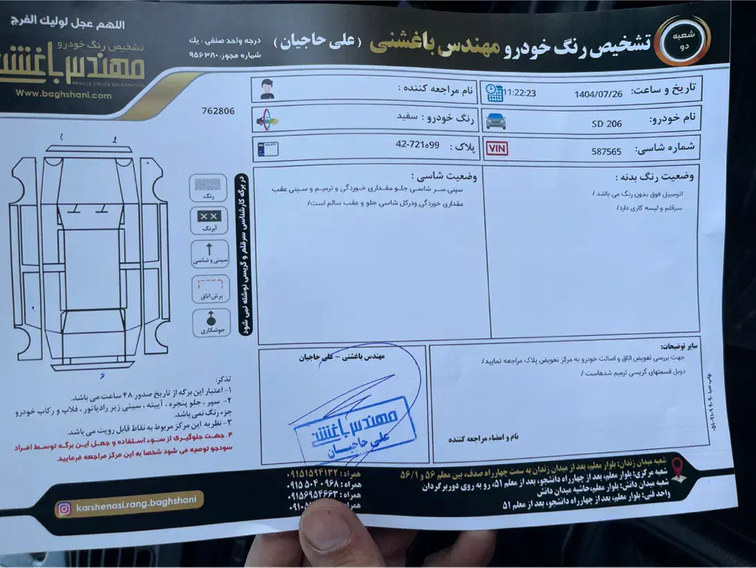 206 اس دی مدل ۹۷|خودرو سواری و وانت|مشهد, رضاشهر|دیوار