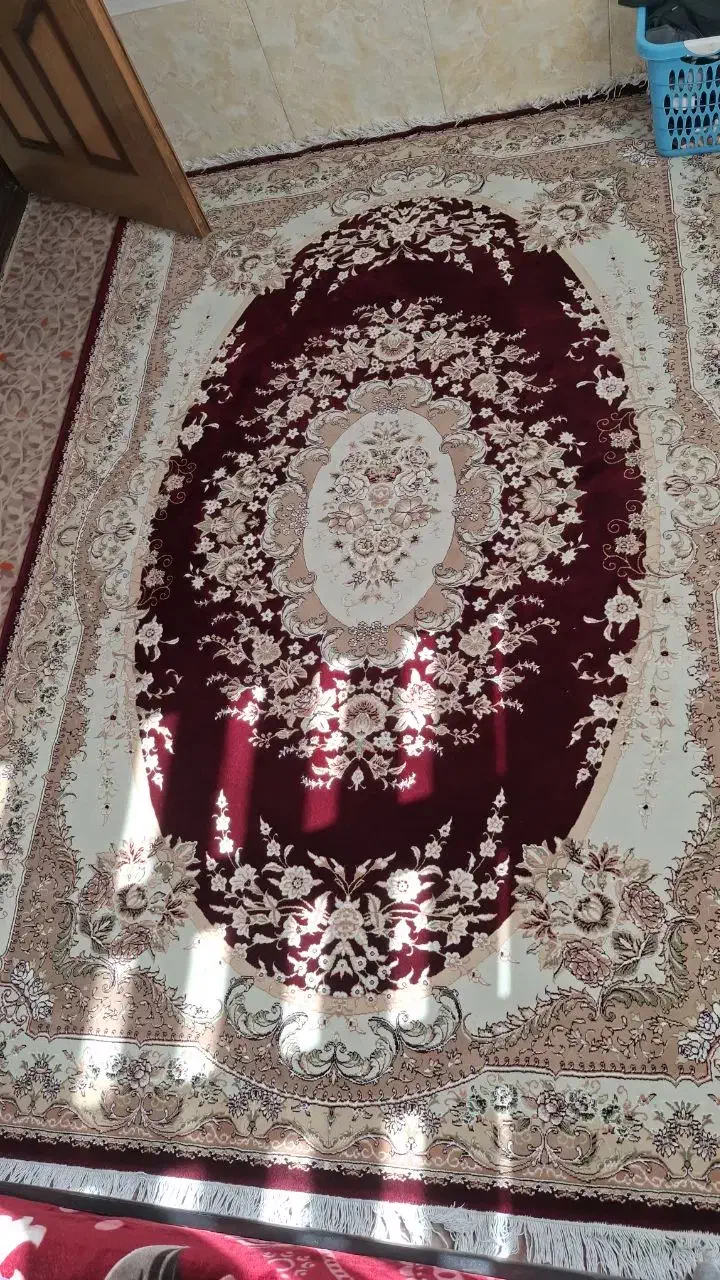 یک جفت فرش ۶متری ۷۰۰ شانه|فرش|خوانسار, |دیوار