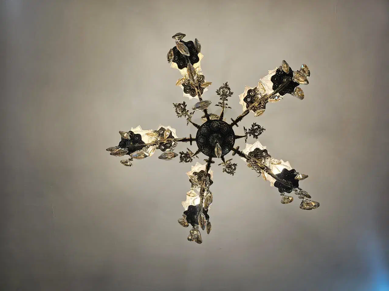 لوستر چشمه نور ۵ شاخه ۱۰ شعله|لوستر و چراغ آویز|اهواز, کیانپارس |دیوار