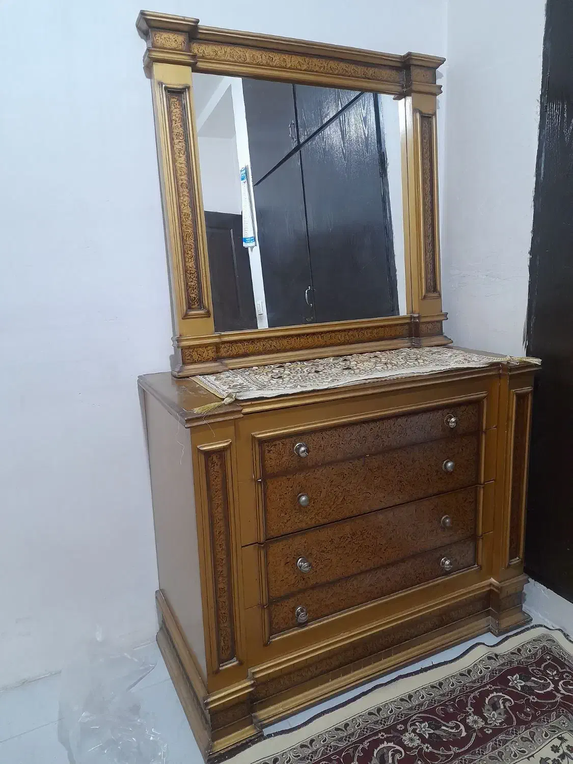 آئینه و دراور|جاکفشی، کمد، دراور|الوند, |دیوار