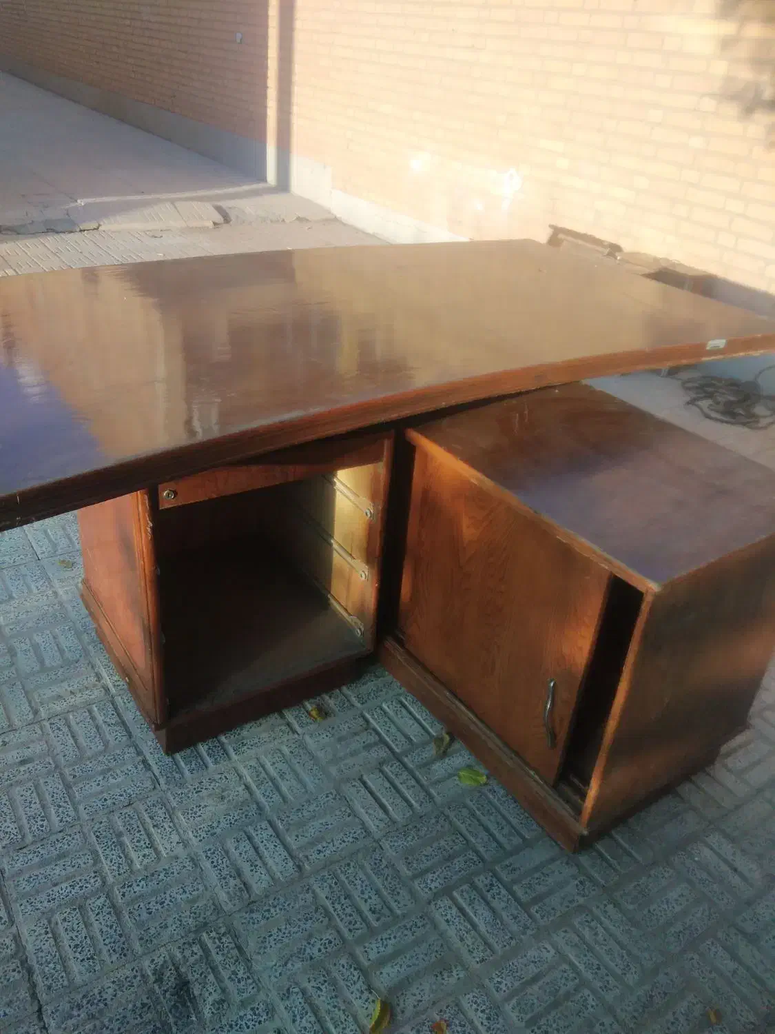 میز کار تمیز سه تیکه|مبلمان اداری|نجفآباد, ویلاشهر|دیوار