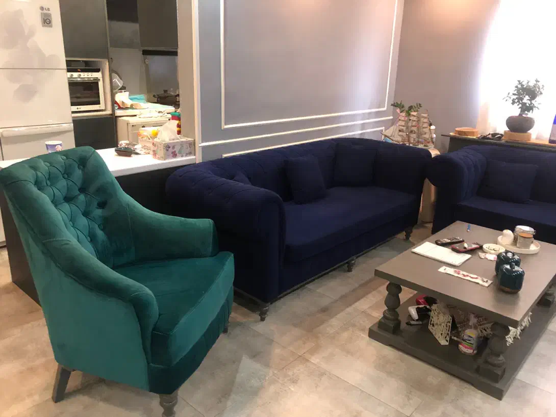 مبل چستر ۷ نفره|مبلمان خانگی و میز عسلی|پردیس, فاز ۱۱|دیوار