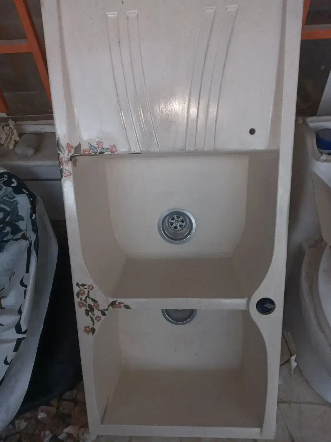 سینک گرانیتی|آب‌چکان و نظم‌دهنده ظروف|بروجرد, |دیوار