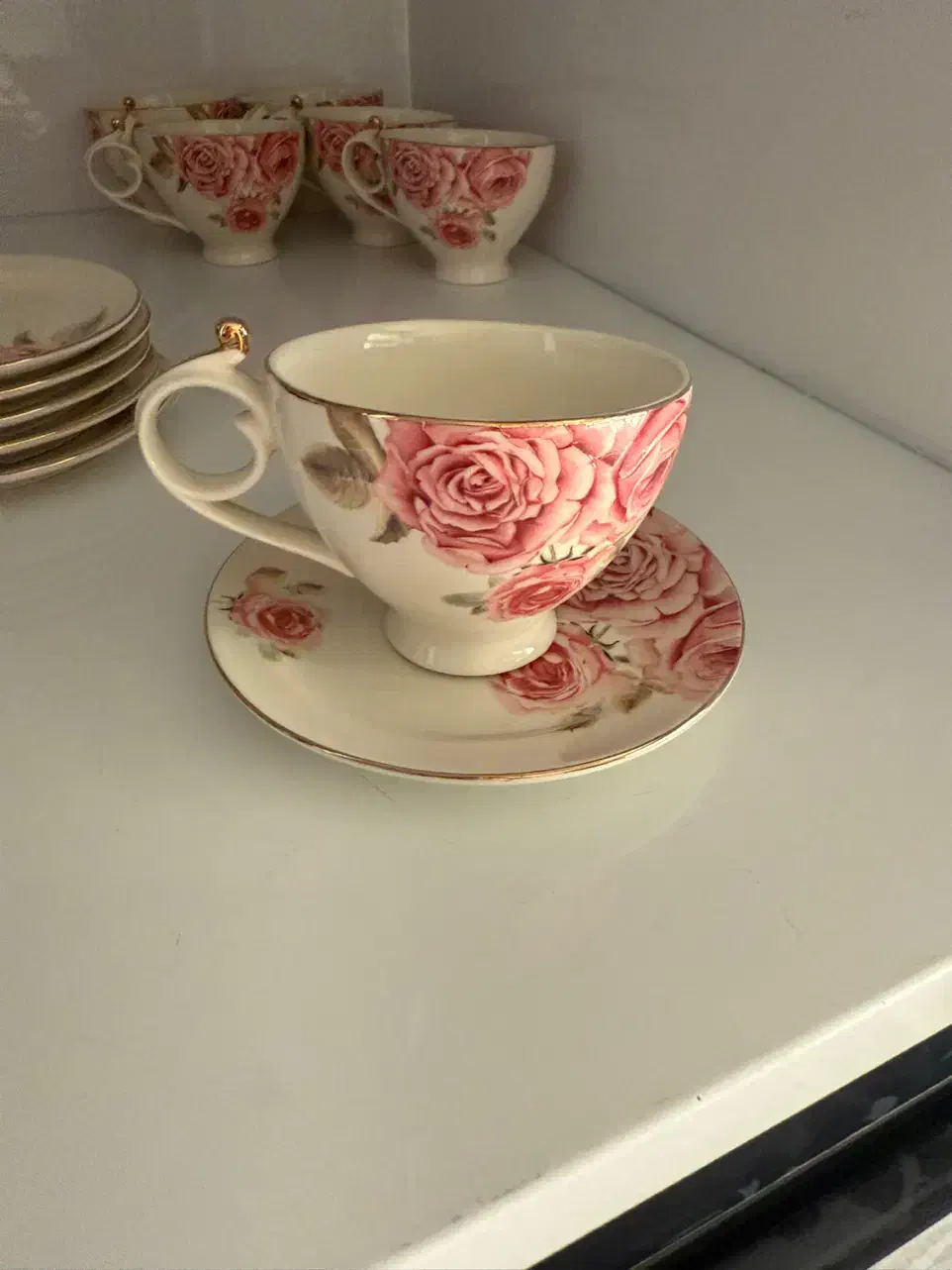 فنجون نعلبکی لمونژ کاملا نو و سالم|ظروف سرو و پذیرایی|تهران, نارمک|دیوار