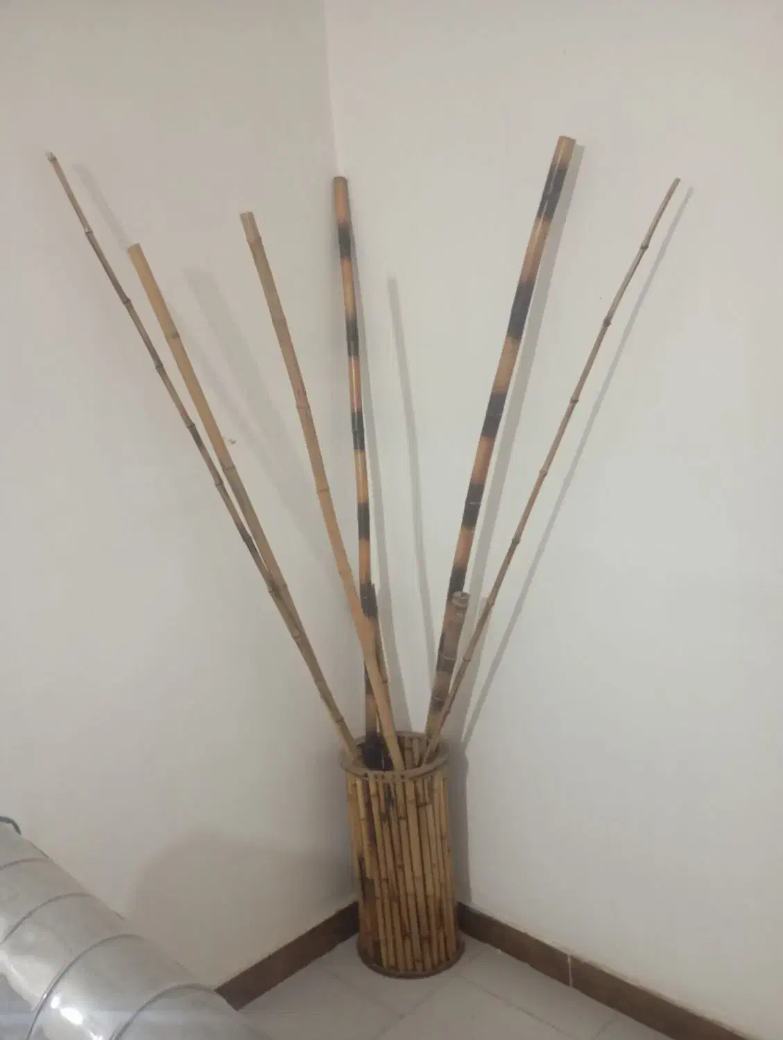 گلدان چوب حسیری|صنایع دستی و سایر لوازم تزئینی|خرم‌آباد, |دیوار