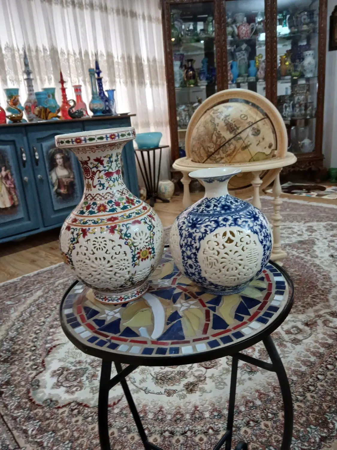 ۲ عدد گلدان ژاپنی مدل تپل بسیاز زیبا مارکدار|کلکسیون اشیاء عتیقه|تهران, آرژانتین|دیوار