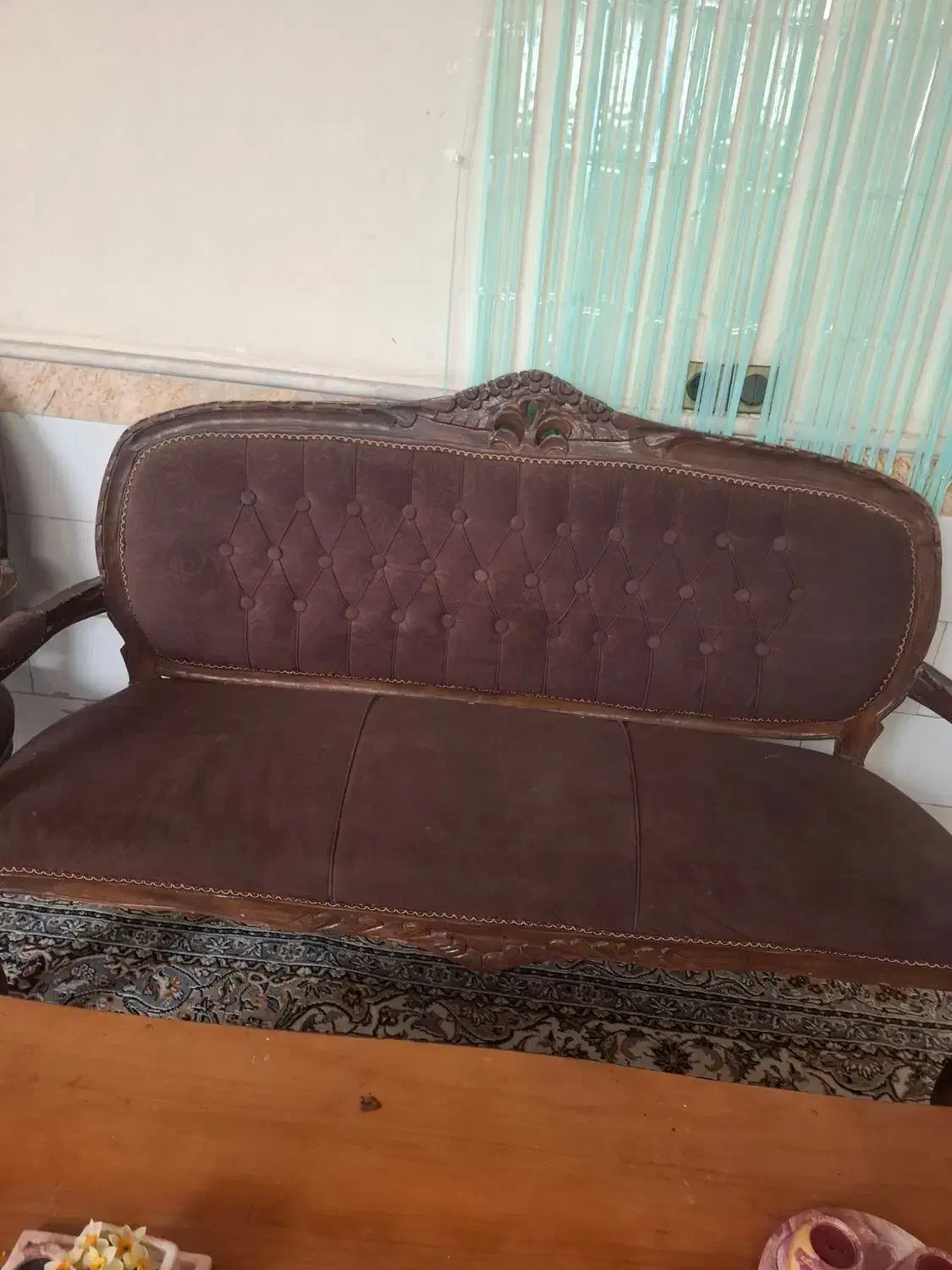 مبل سلطنتی بامیزجلومبلی|مبلمان خانگی و میز عسلی|رفسنجان, |دیوار