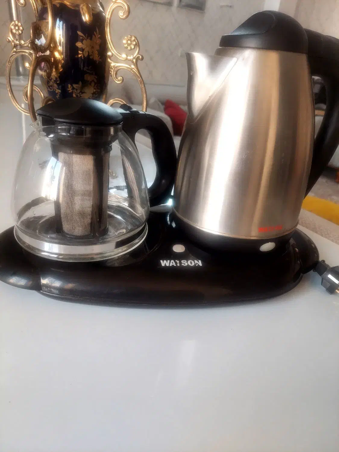 چای ساز استیل در حد نو پول زیر قیمت|سماور، چایساز، قهوهساز|پاکدشت, پاکدشت (مامازند)|دیوار