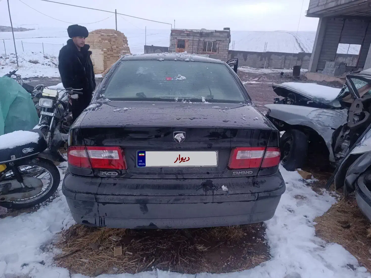 سمند مدل ۸۸ دوگانه کارخانه تصادفی|خودرو سواری و وانت|مراغه, |دیوار