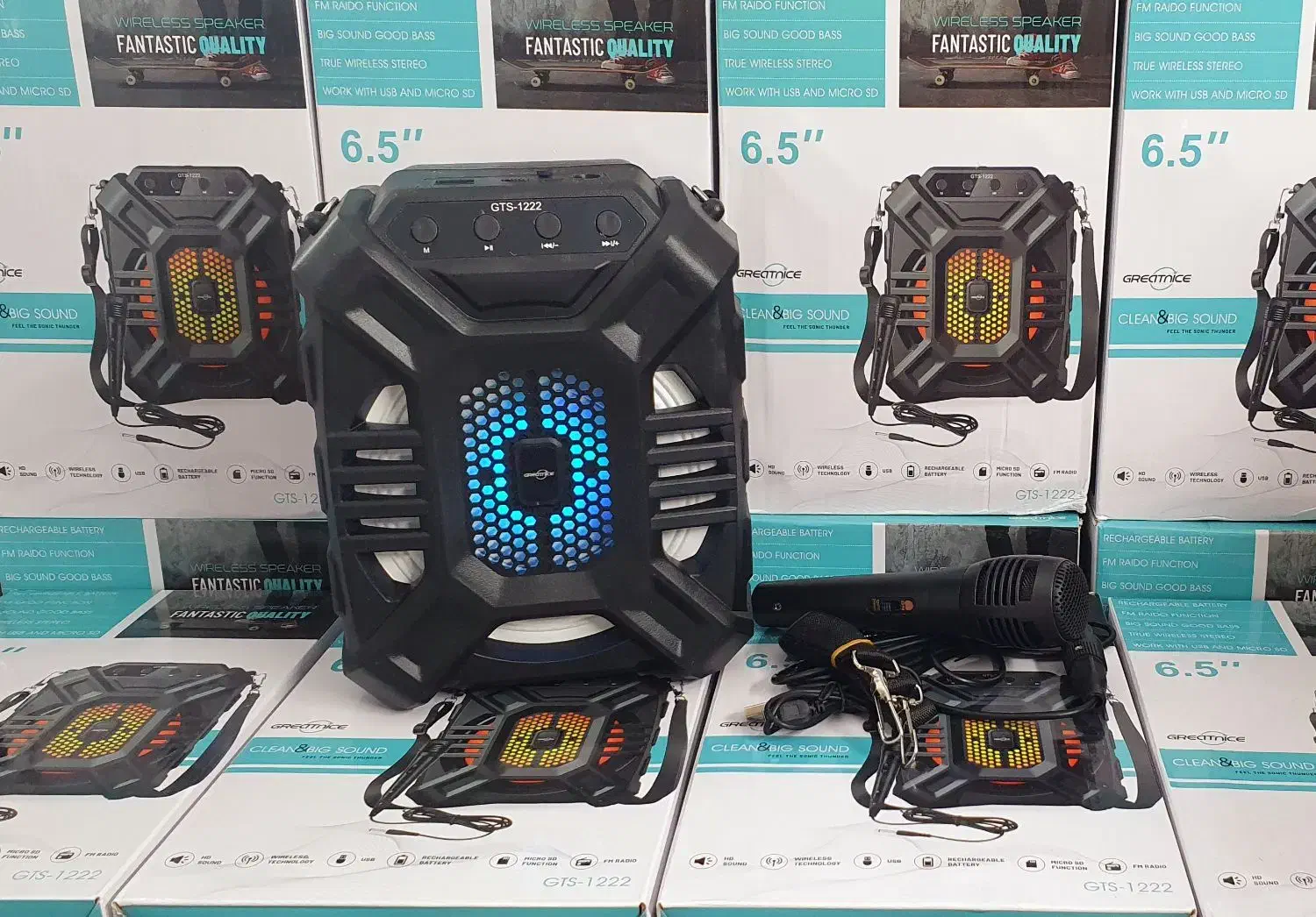 اسپیکر بلوتوثی قابل حمل GTS-1222|پخشکننده همراه|تهران, شیخ هادی|دیوار