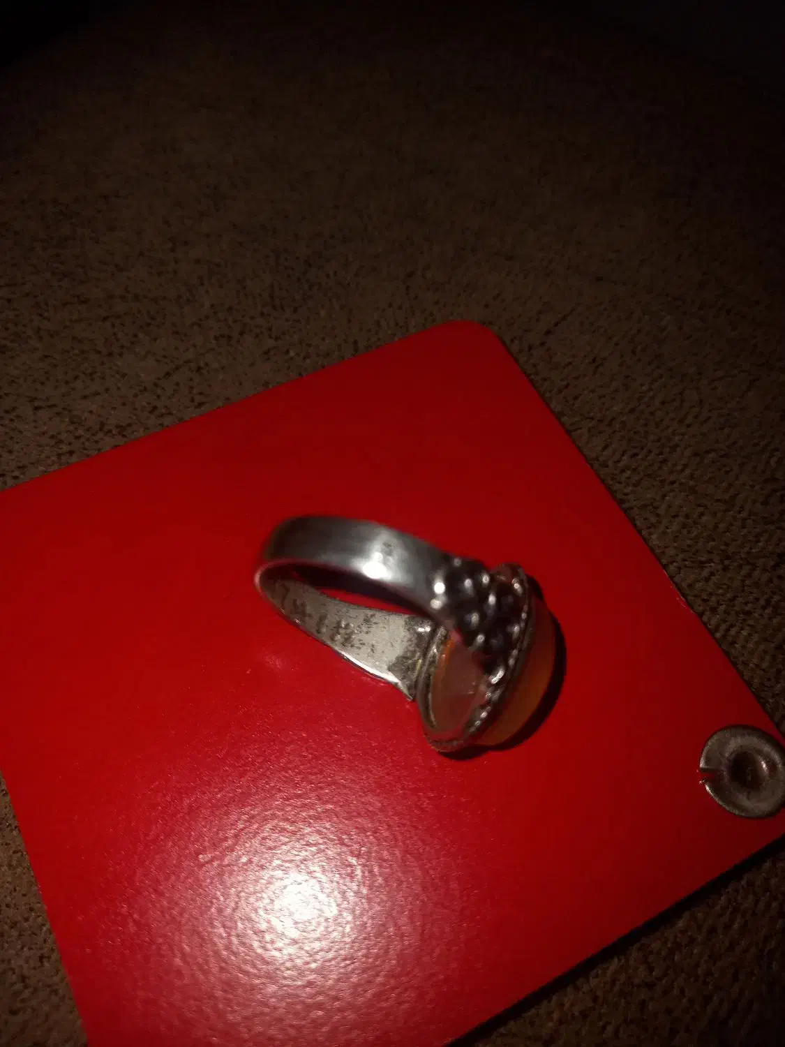 انگشتر عقیق یمنی اصل مردانه قدیمی|کلکسیون اشیاء عتیقه|اهواز, کیانپارس |دیوار