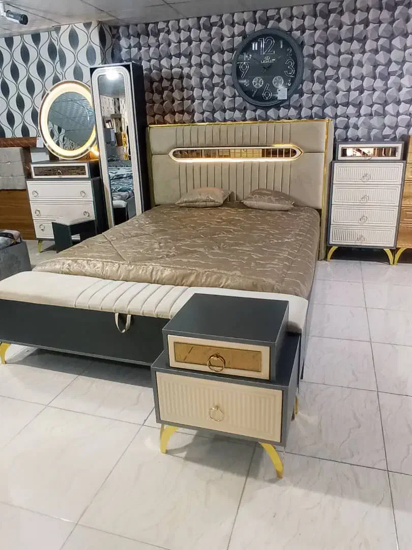 سرویس خواب های  طوسی و کرم زرکالا|تخت و سرویس خواب|یاسوج, |دیوار