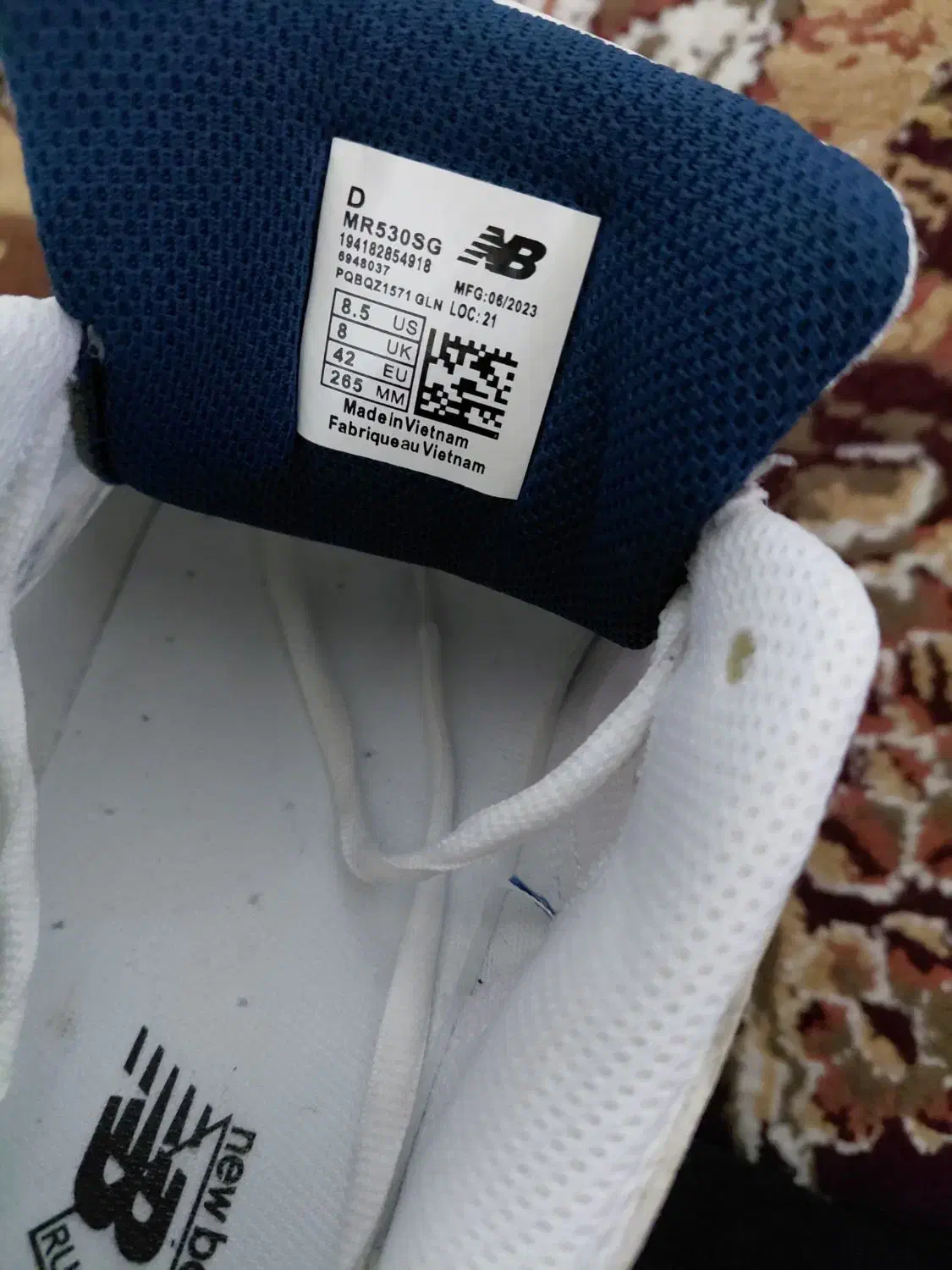 کفش نیوبالانس ویتنام اصلی|کیف، کفش، کمربند|برازجان, |دیوار