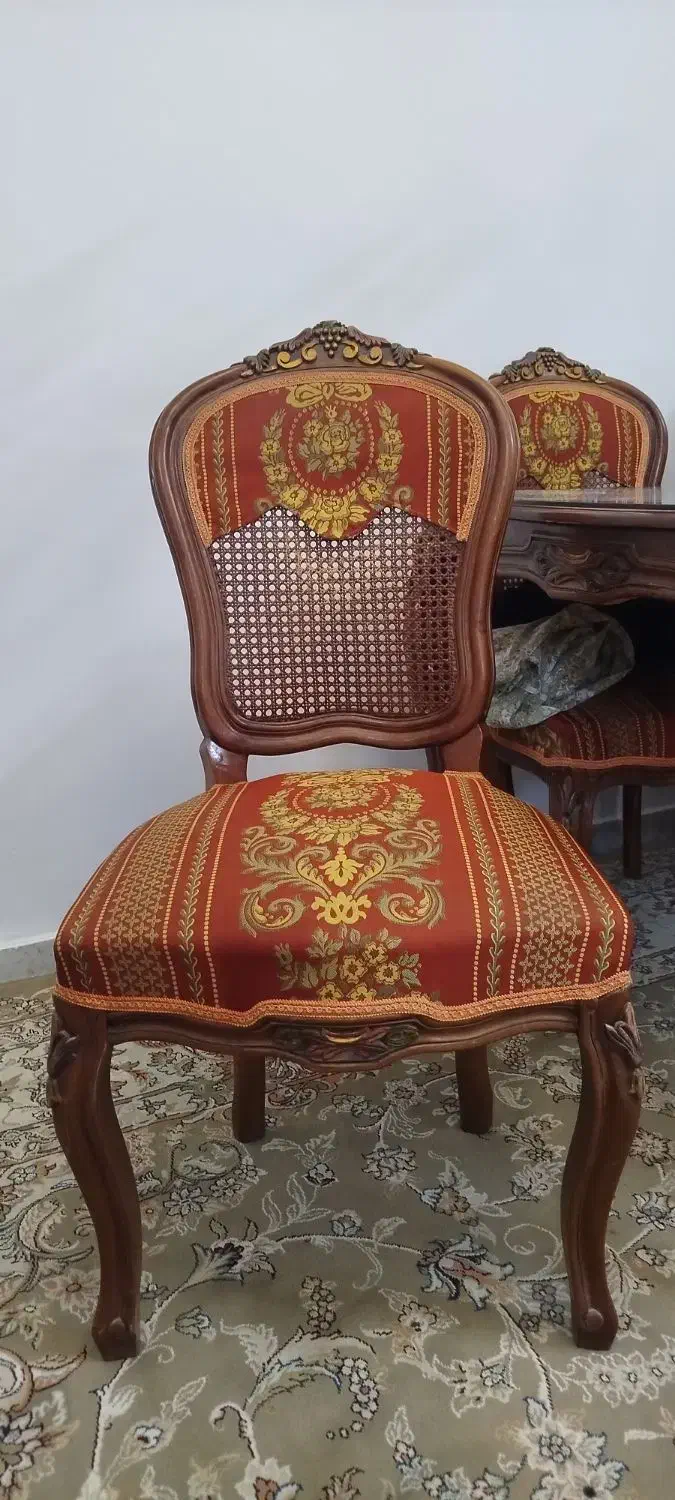 میز نهارخوری تمام چوب 8 نفره|میز و صندلی غذاخوری|شاندیز, |دیوار