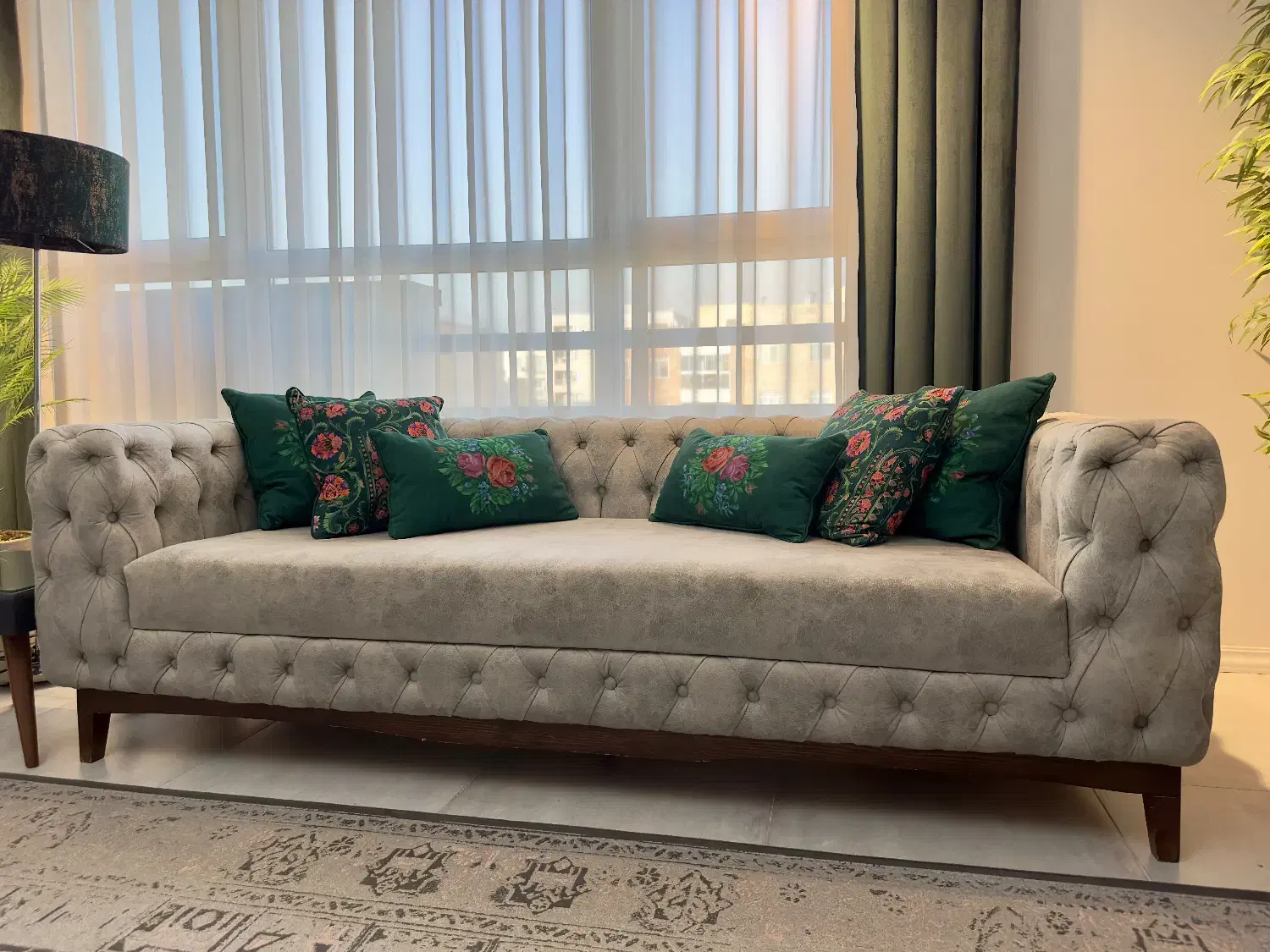 مبلمان چستر ۷ نفره|مبلمان خانگی و میز عسلی|تهران, شهرک آزمایش|دیوار