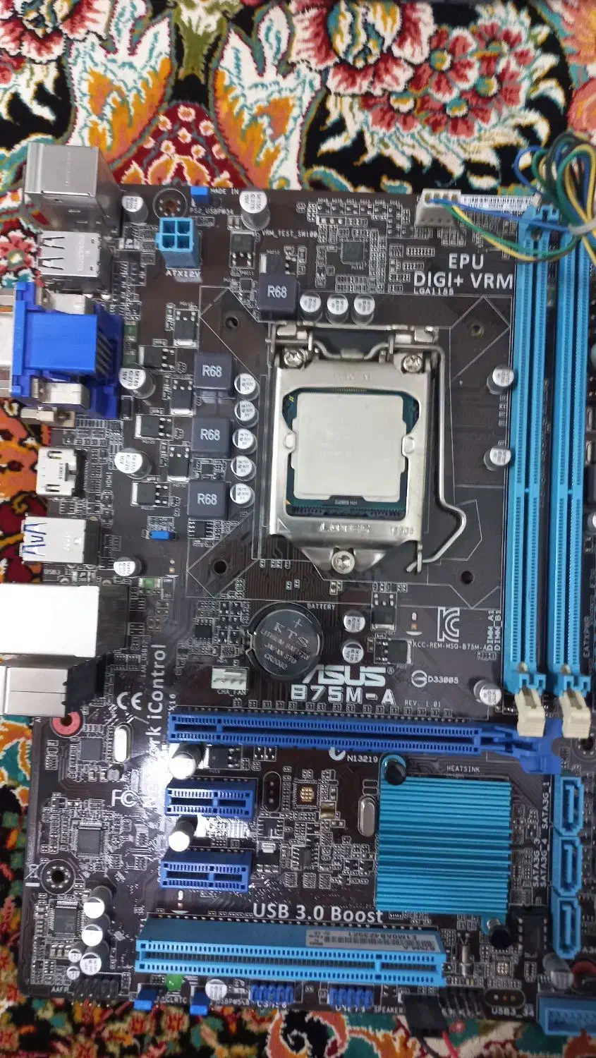 مادربرد و سی پی یو i3|قطعات و لوازم جانبی رایانه|گلبهار, شهر جدید گلبهار|دیوار