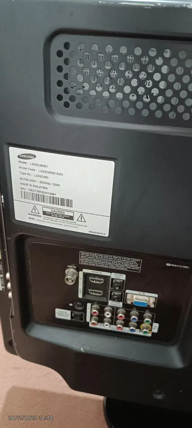 تلویزیون ال سی دی 32اینچ سامسونگ سالم|تلویزیون و پروژکتور|دیواندره, |دیوار