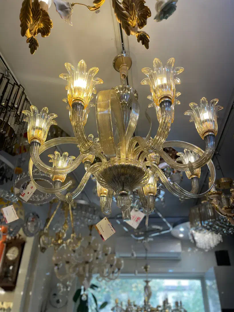 لوستر پذیرایی  مورانو وارداتی ۱۲ شاخه|لوستر و چراغ آویز|تهران, بازار|دیوار