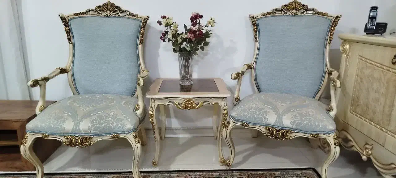 مبل ۹ نفره سلطنتی استیل|مبلمان خانگی و میز عسلی|مشهد, امیر|دیوار