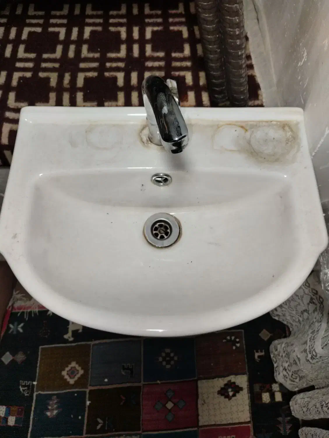 سینک روشویی با شیر|لوازم سرویس بهداشتی|ارومیه, |دیوار