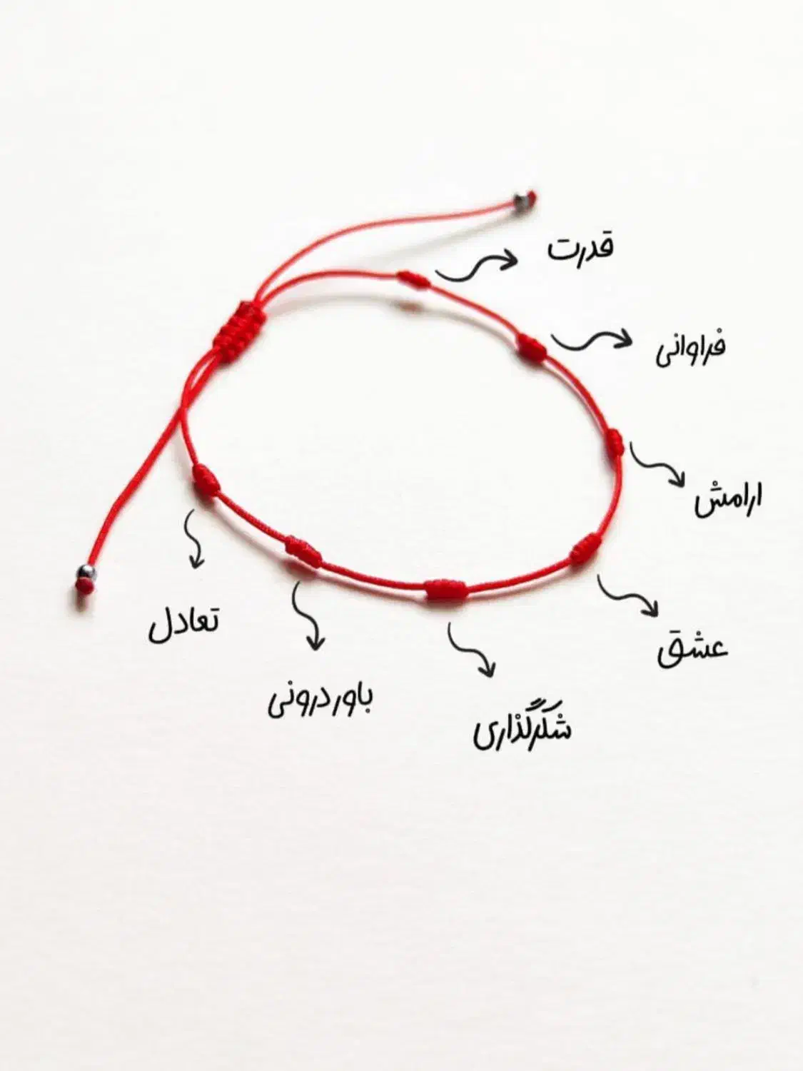 دستبند رد استرینگ یا دستبندارزوها|جواهرات|مبارکه, |دیوار