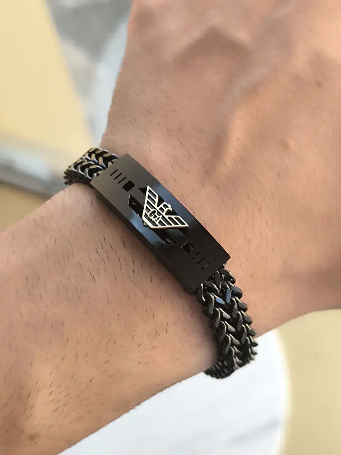 دستبند استیل مردانه امپریو ارمانی 2475|بدلیجات|تبریز, |دیوار