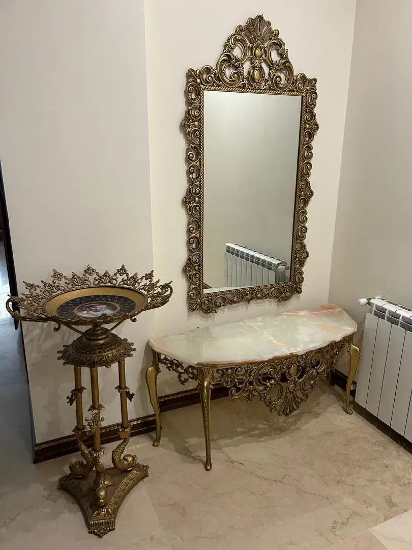 فروش و خریدار لوسترو کنارسالن برنجی و برنزی|لوستر و چراغ آویز|تهران, مجیدآباد|دیوار