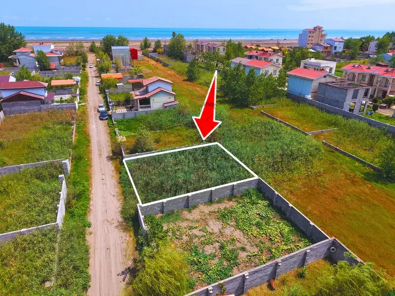 زمین203متری بامدارک رسمی آماده ساخت ویو بینظیردریا|فروش زمین و ملک کلنگی|لنگرود, |دیوار