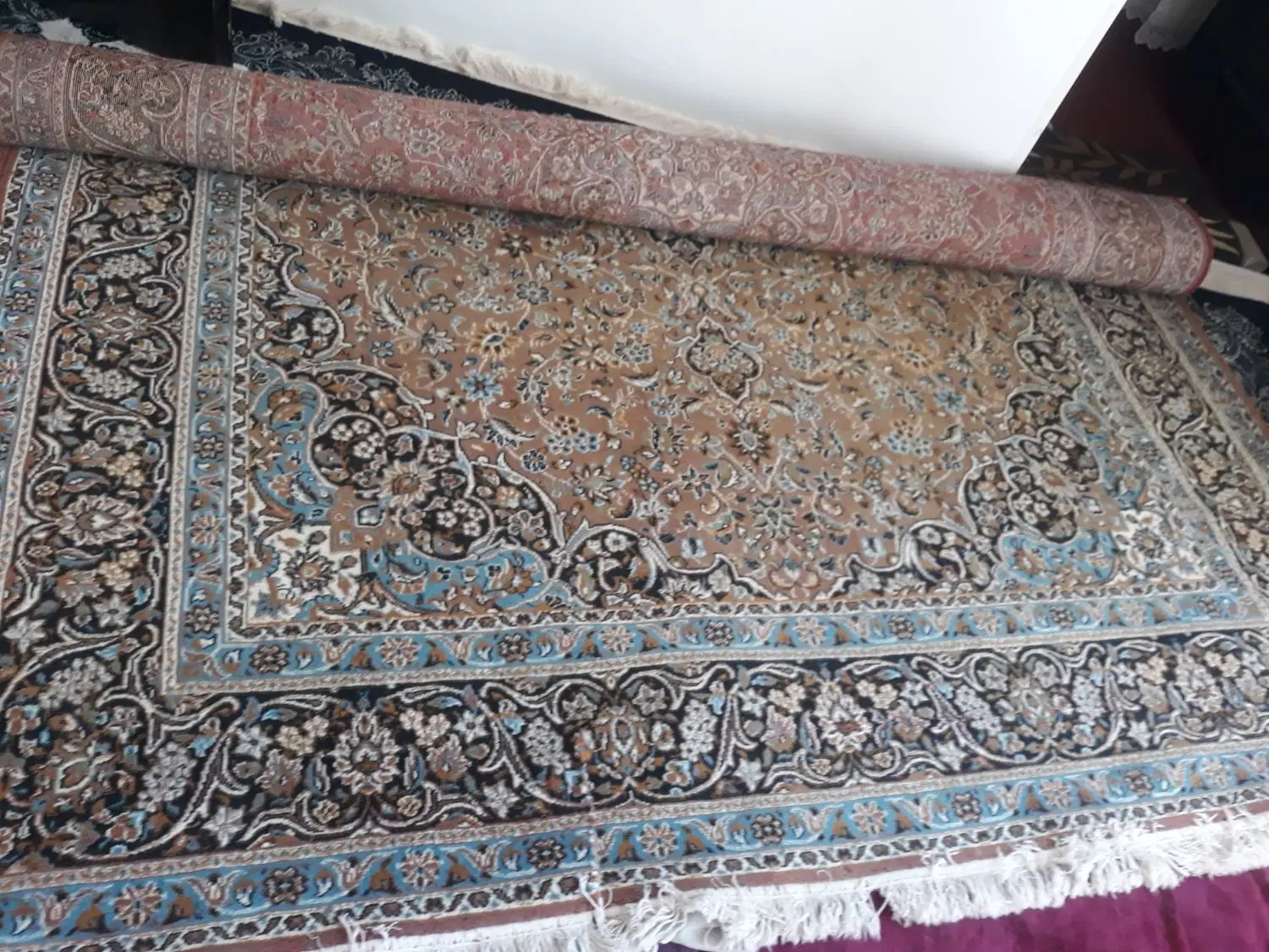 فرش|فرش|تاکستان, |دیوار