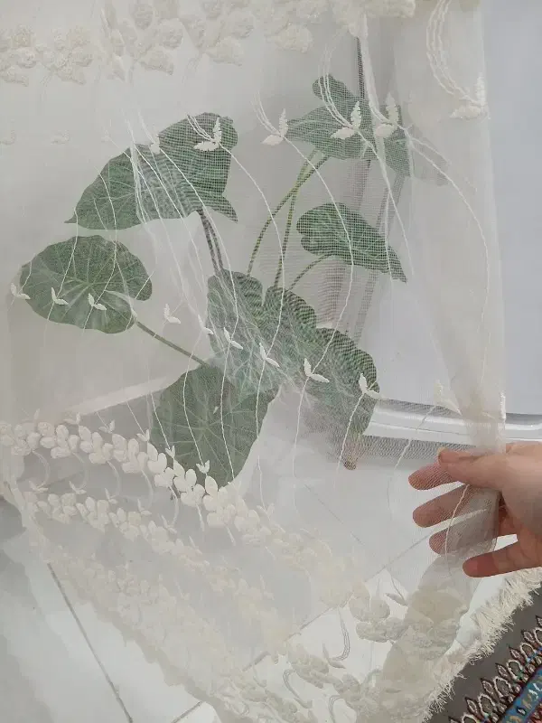 پرده تور|پرده، رانر، رومیزی|خرمشهر, |دیوار