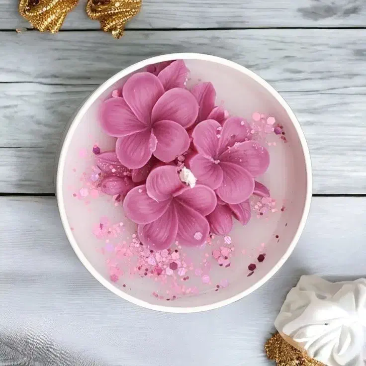 شمع گل شکوفه|صنایع دستی و سایر لوازم تزئینی|تهران, باغ خزانه|دیوار